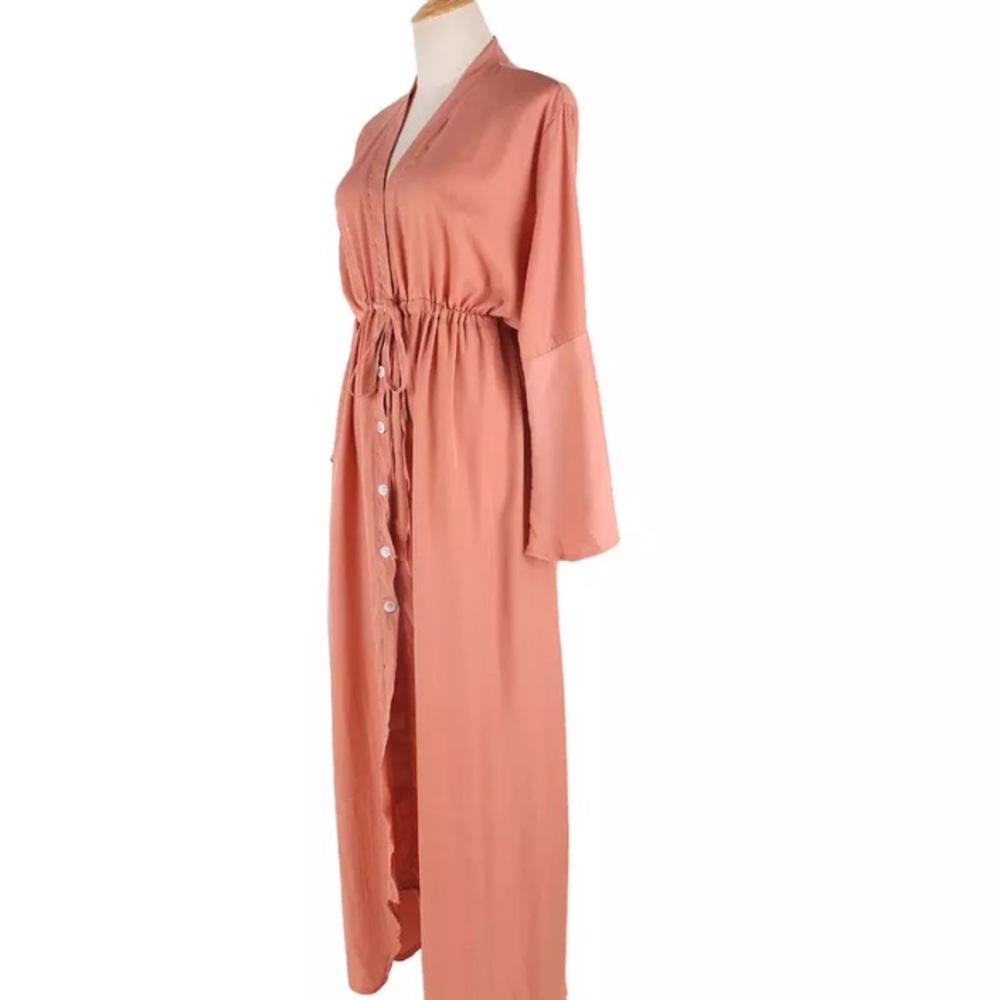 5 Star Rated! Last 1 New Beautiful Bohemian Gauzy Beach Long Dress - Picture 5 of 6